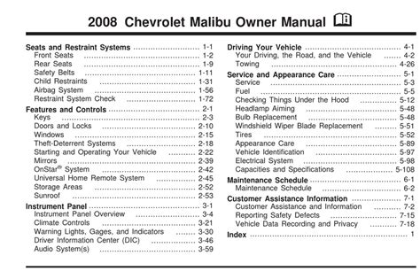 2008 chev malibu ltz repair manual. - 2008 chev malibu ltz repair manual.